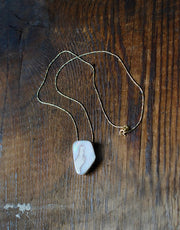 Spencer Rainbow Opal Pendant American Mined Idaho Opal