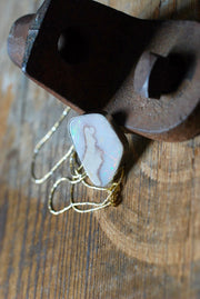 Spencer Rainbow Opal Pendant American Mined Idaho Opal