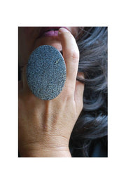 Old Stock Pastel Dinosaur Gem Bone Statement Ring