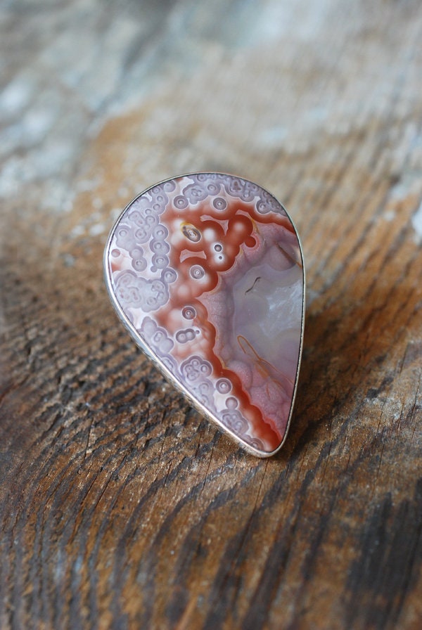 Linchen Ring Collector's Agua Neueva Agate
