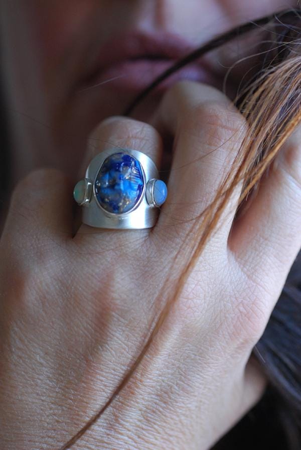 Secret Pharoah Talisman Ring