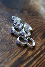 Vittoria Stacking Rings Lavender Spinel