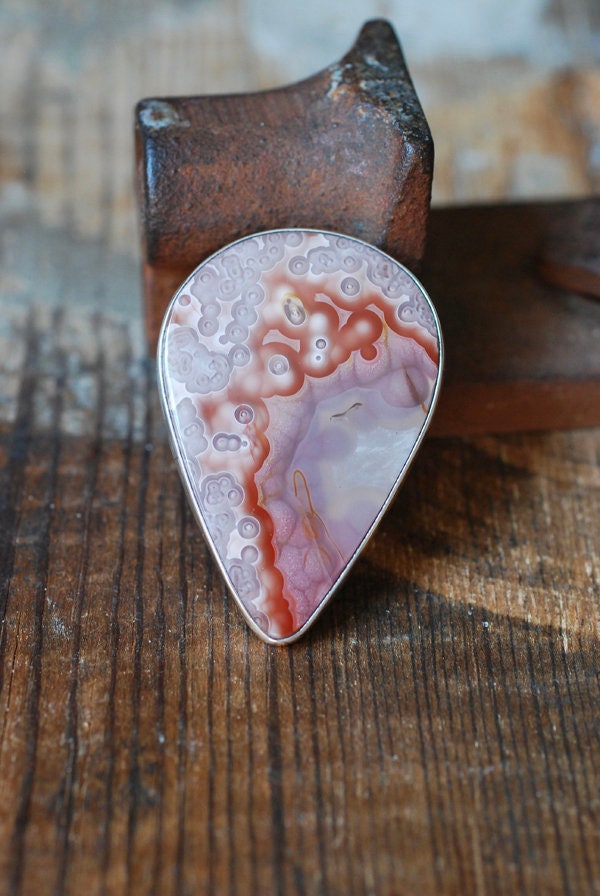 Linchen Ring Collector's Agua Neueva Agate