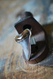 Maritime Ring Great White Shark Tooth