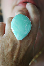 Pool Ring Nevada Palomino Turquoise