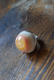 Sunny Side Up Ring Collector's Eye Agate
