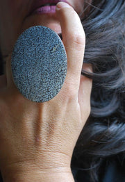 Old Stock Pastel Dinosaur Gem Bone Statement Ring