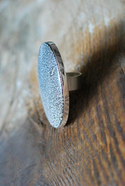 Old Stock Pastel Dinosaur Gem Bone Statement Ring