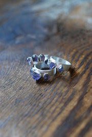 Vittoria Stacking Rings Lavender Spinel