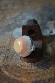 Sunny Side Up Ring Collector's Eye Agate