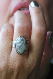 Dollybird Rainbow Fire Opal Ring