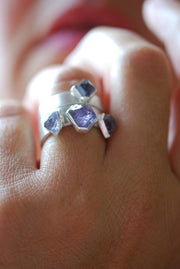 Vittoria Stacking Rings Lavender Spinel