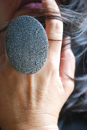 Old Stock Pastel Dinosaur Gem Bone Statement Ring