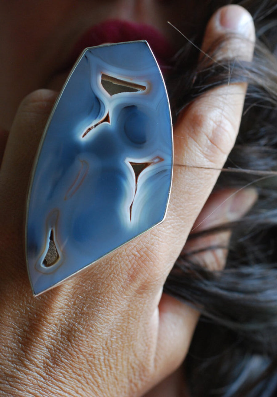 Dollybird Apparition Ring Collector's Agate