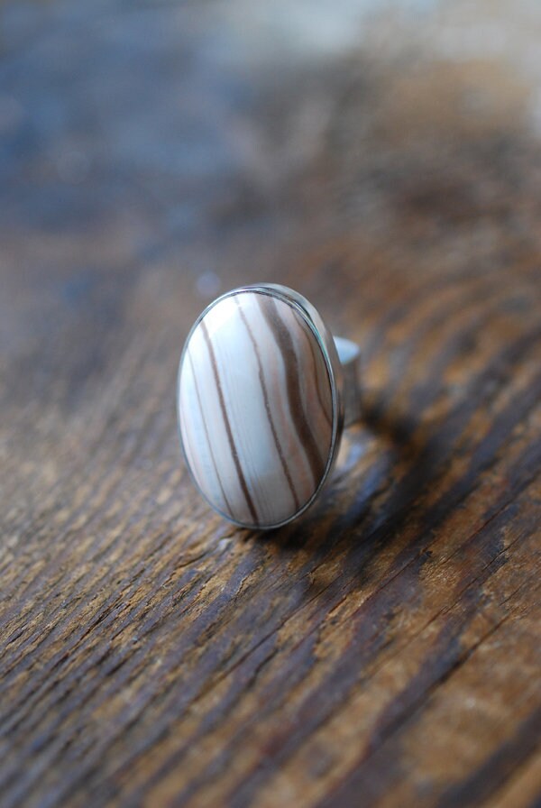 Hard Candy Ring Collector's Banded Agate