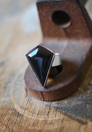Dollybird Dark Sparkle Fire Obsidian Ring