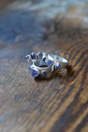 Vittoria Stacking Rings Lavender Spinel
