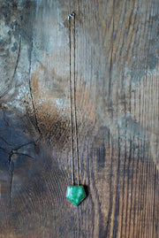 Italian Jade Necklace Rare Monviso Italy