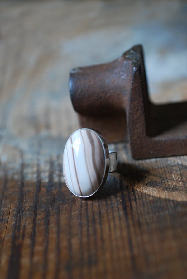 Hard Candy Ring Collector's Banded Agate