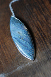 Mossy Ground Necklace Drusy Moss Agate Gem Necklace