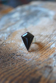 Dollybird Dark Sparkle Fire Obsidian Ring