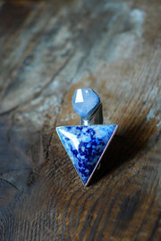 Azure Star Ring Collector's Lapis And Dumortierite