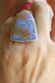 Watercolor Clouds Ring Collector Agua Nueva