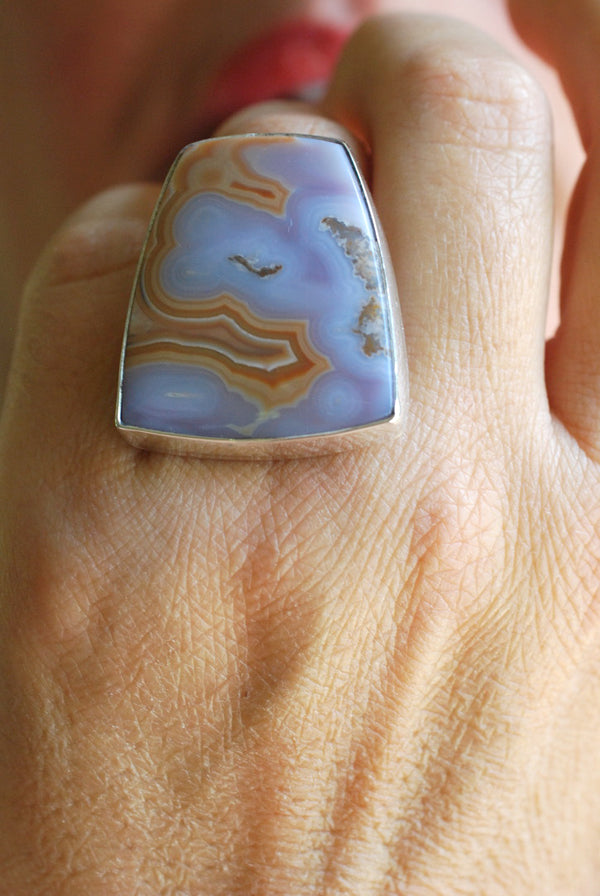 Watercolor Clouds Ring Collector Agua Nueva
