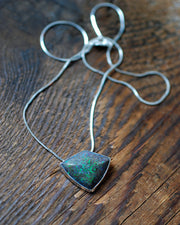 Fire and Light Pendant Andamooka Opal