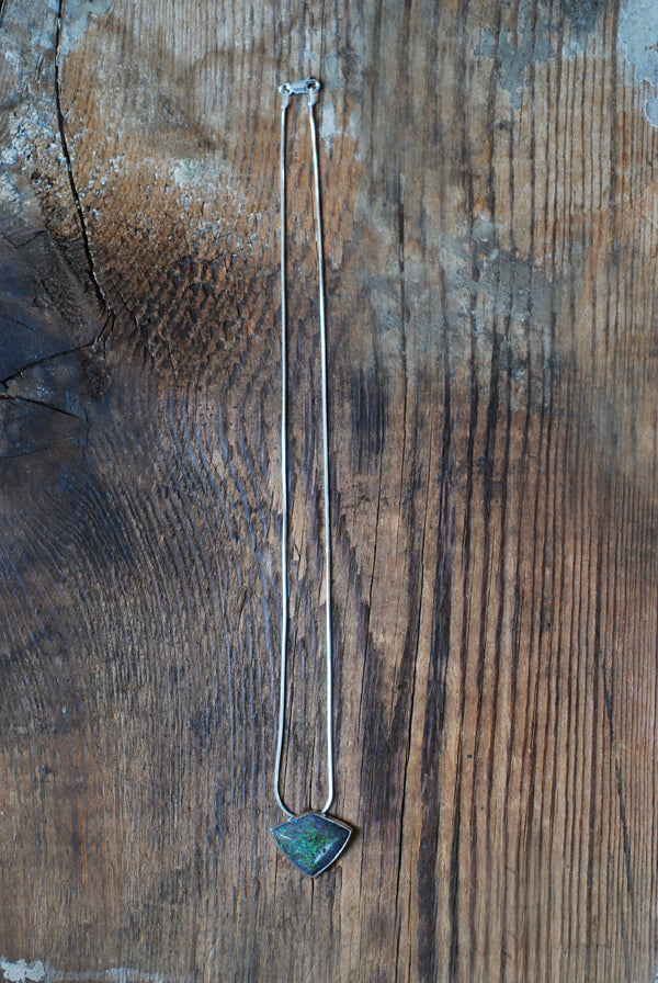 Fire and Light Pendant Andamooka Opal