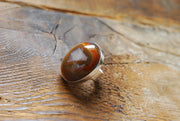 Baja Ring Rare Collector Window Laguna Agate