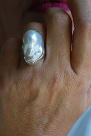 Baroque Pearl Ring