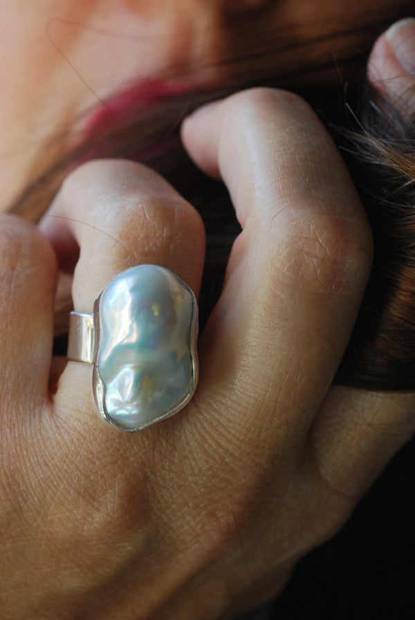 Baroque Pearl Ring