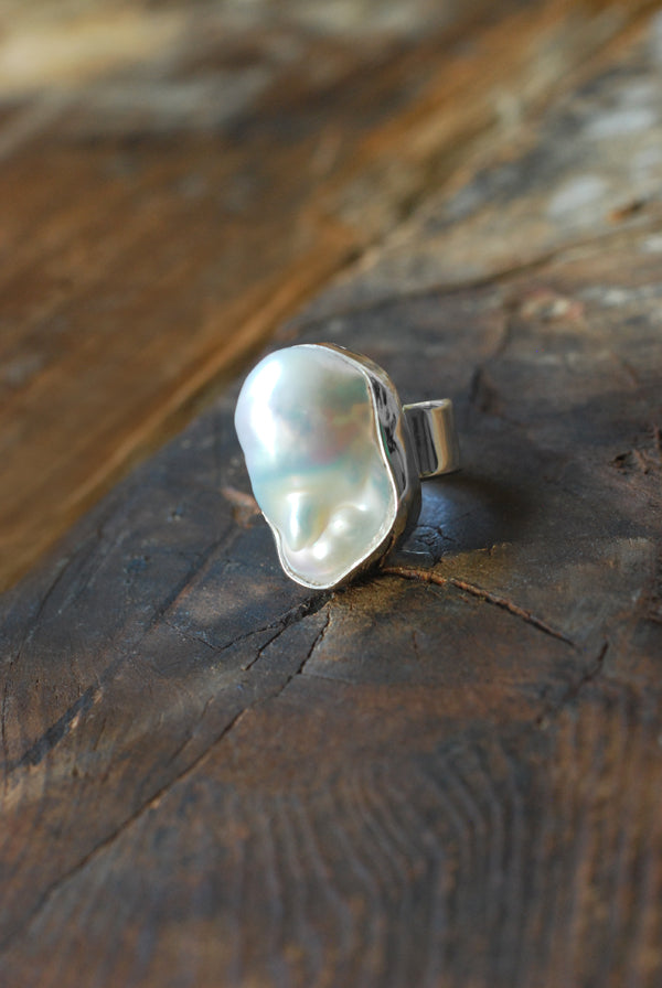 Baroque Pearl Ring