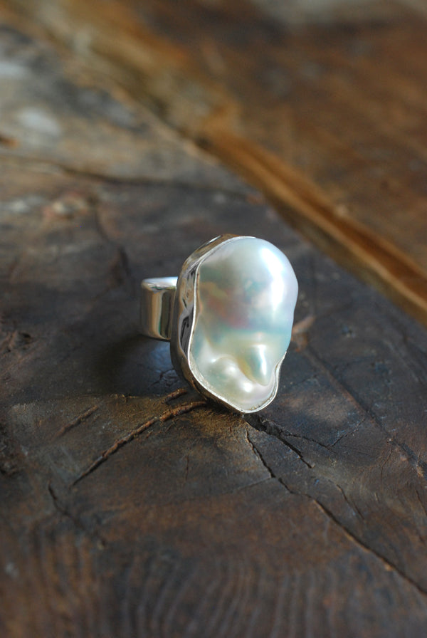 Baroque Pearl Ring