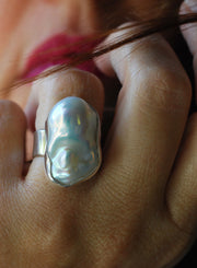 Baroque Pearl Ring