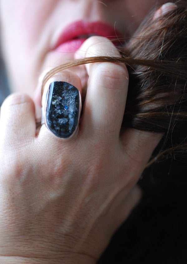 Dollybird Black Ice Ring