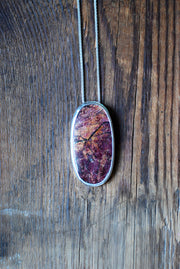 Christmas Clementine Necklace Rare Red And Orange Eudialyte