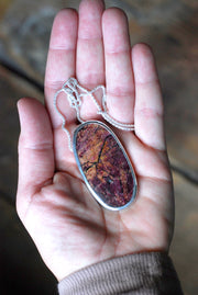 Christmas Clementine Necklace Rare Red And Orange Eudialyte