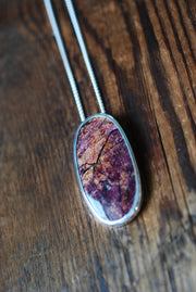 Christmas Clementine Necklace Rare Red And Orange Eudialyte