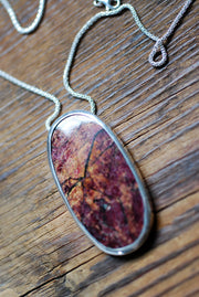 Christmas Clementine Necklace Rare Red And Orange Eudialyte