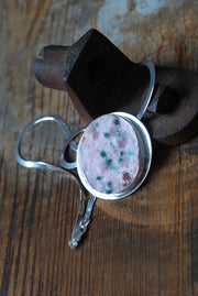 Painted Peony Necklace