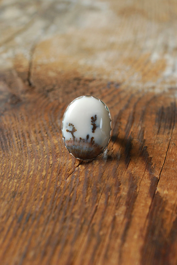 Wishing Ring Dendritic Opal