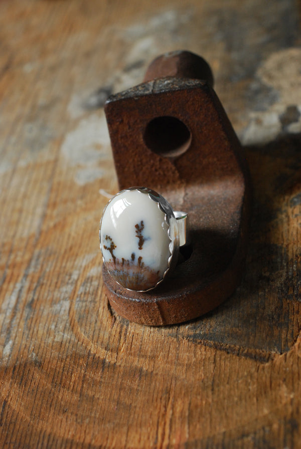 Wishing Ring Dendritic Opal
