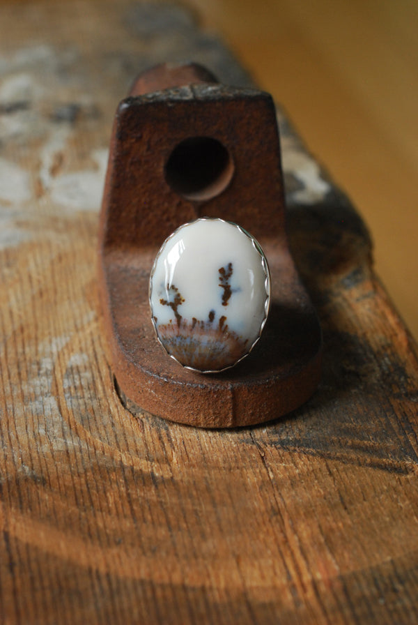 Wishing Ring Dendritic Opal