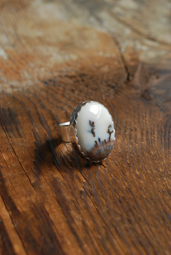 Wishing Ring Dendritic Opal