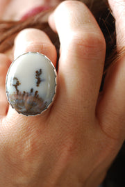 Wishing Ring Dendritic Opal