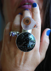 Spotted Dove Statement Ring