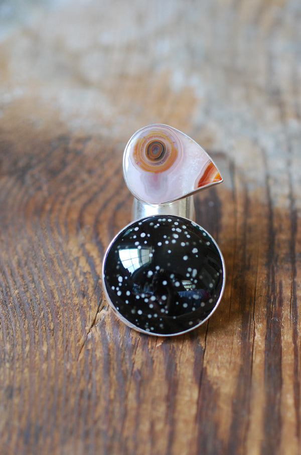 Spotted Dove Statement Ring