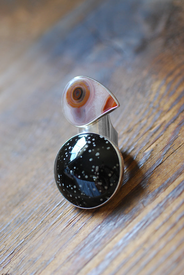 Spotted Dove Statement Ring
